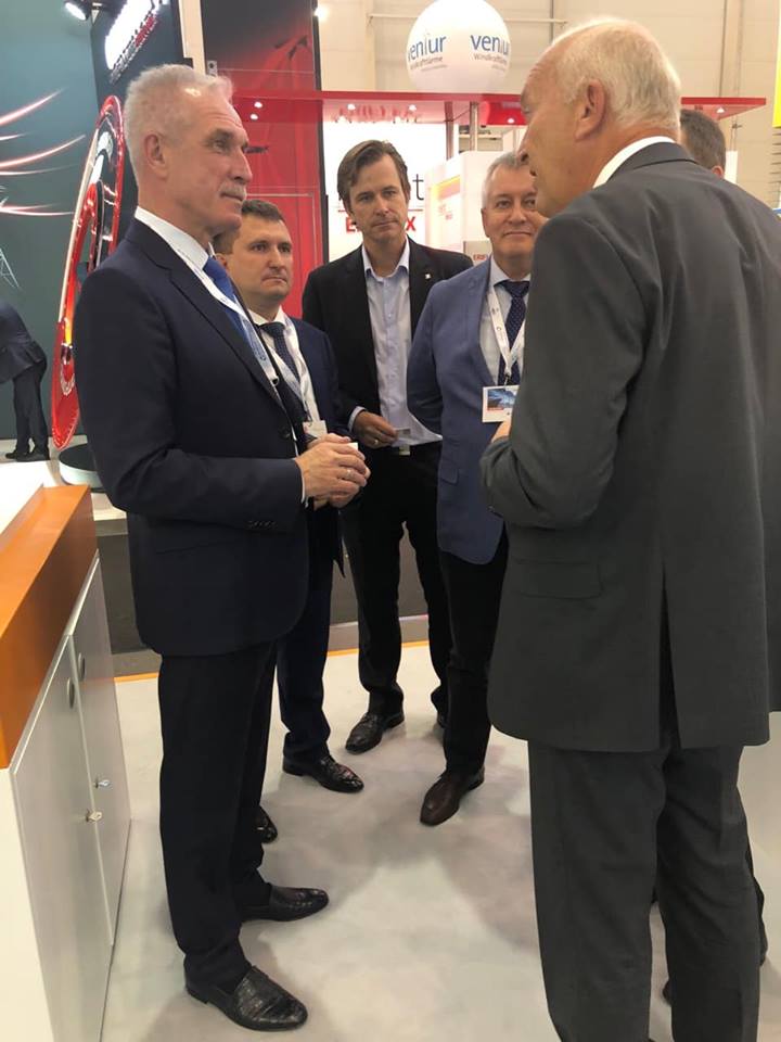 Губернатор Ульяновской области находится в Гамбурге на форуме «Wind energy 2018»