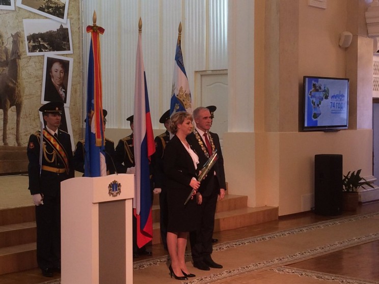 Заместитель Губернатора Ольга Никитенко награждена почётным знаком Ульяновской области «За веру и добродетель», январь 2017 года.