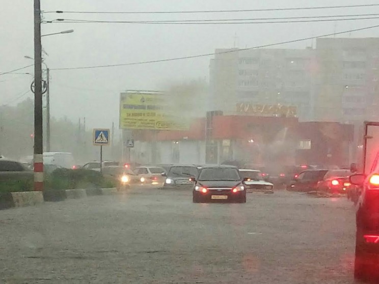 Потоп в Ульяновске, 5 июля 2017 года.