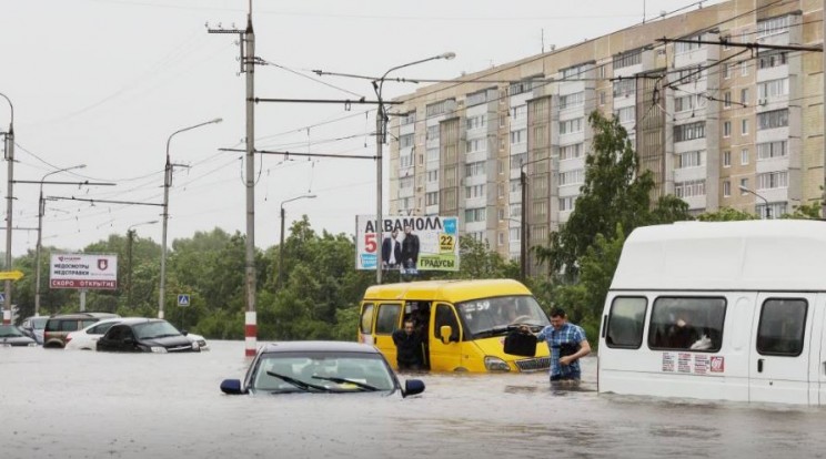 Потоп в Ульяновске, 5 июля 2017 года. Фото: Владимир Волга.