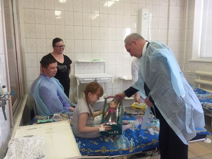 Сергей Морозов в больнице