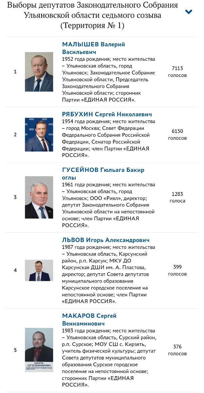 Праймериз результаты 2024. Выборы Димитровгра.
